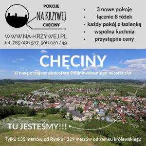 Swietokrzyskie noclegi - Pokoje "Na Krzywej" w Checinach - www.na-krzywej.pl